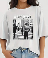 T-Shirt Jon Bon Jovi Damen Bongiovi Brand Europe